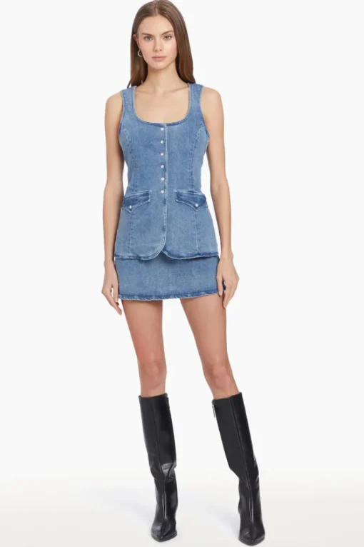 Kya Skort Romper - Classic Wash