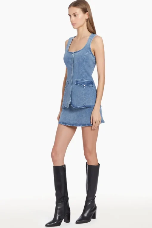 Kya Skort Romper - Classic Wash