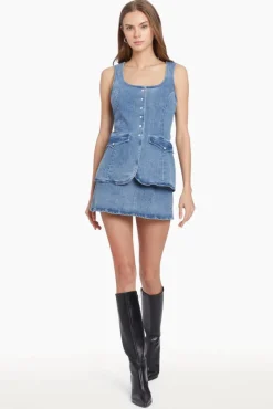 Kya Skort Romper - Classic Wash