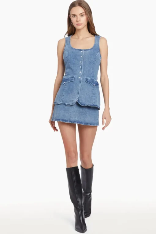 Kya Skort Romper - Classic Wash