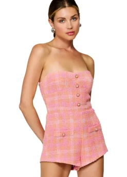Leeza Tweed Romper