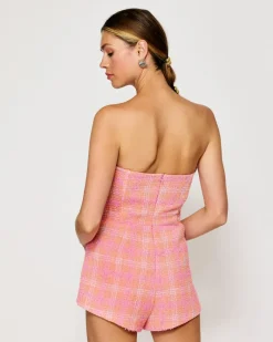 Leeza Tweed Romper