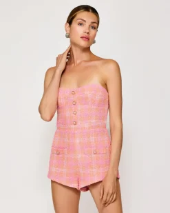 Leeza Tweed Romper