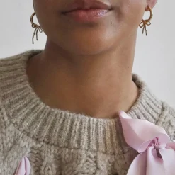 Lisette Bow Hoops