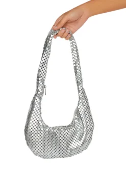 Luna Shoulder Bag - Silver