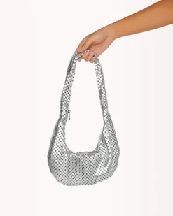 Luna Shoulder Bag - Silver