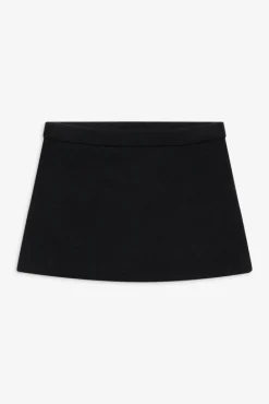 Marialla Cloud Knit Skort - Black