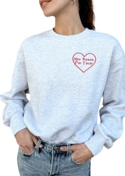 Mas Besos Sweatshirt - Ice Grey