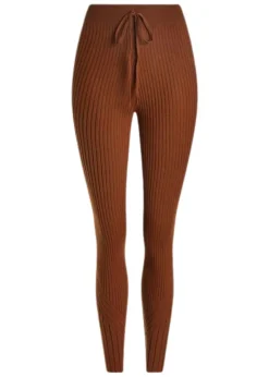 Mocado Rib Knit Legging - Tortoise Shell
