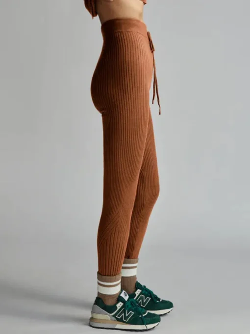 Mocado Rib Knit Legging - Tortoise Shell