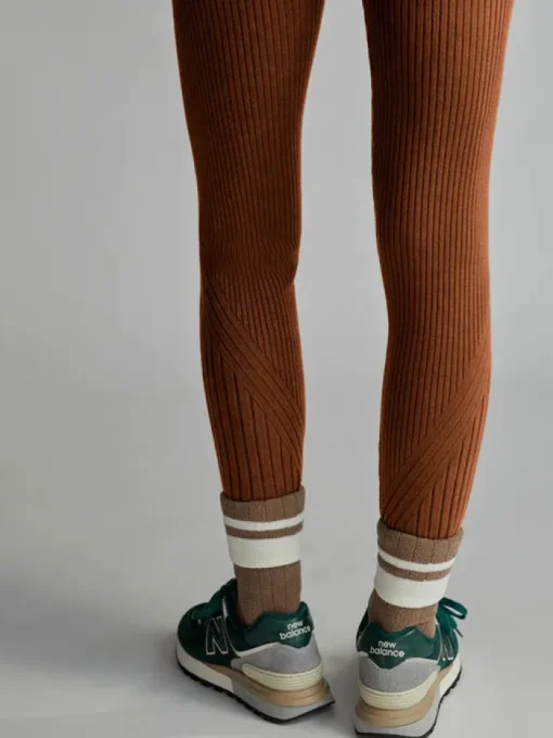 Mocado Rib Knit Legging - Tortoise Shell