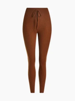 Mocado Rib Knit Legging - Tortoise Shell