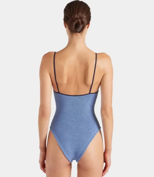 Pamela One Piece - Cornflower/Navy