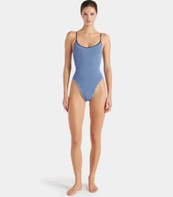 Pamela One Piece - Cornflower/Navy