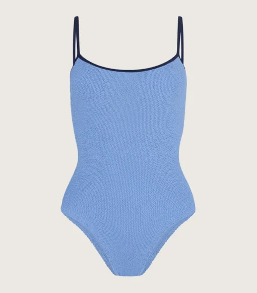 Pamela One Piece - Cornflower/Navy