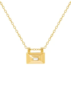 Poppy Baguette Necklace