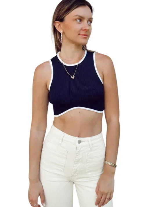 Rena Top - Navy
