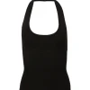 Scoop Neck Halter Tank