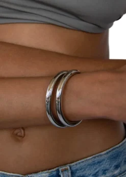 Sloane Hollow Cuff Bracelet