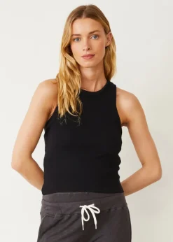 Supima Rib High Neck Tank