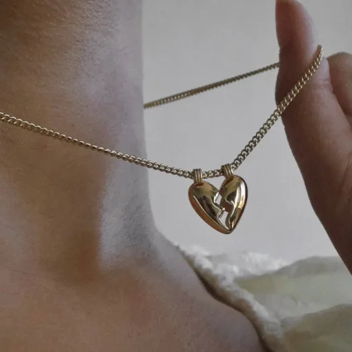 Taryn Broken Heart Necklace