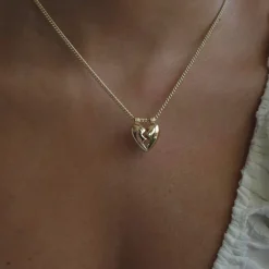 Taryn Broken Heart Necklace
