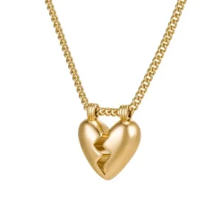 Taryn Broken Heart Necklace