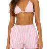 Tia Short - Pink Prism Stripe