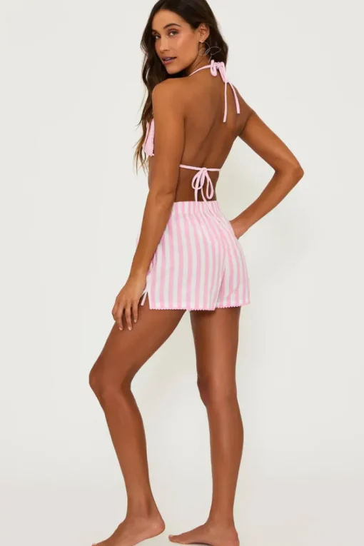 Tia Short - Pink Prism Stripe