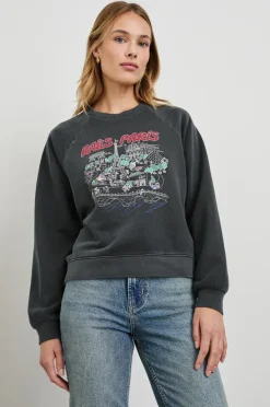 Vintage Raglan Paris Sweater