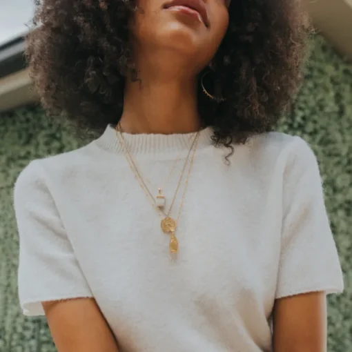 Vintage Saint Pendant Necklace